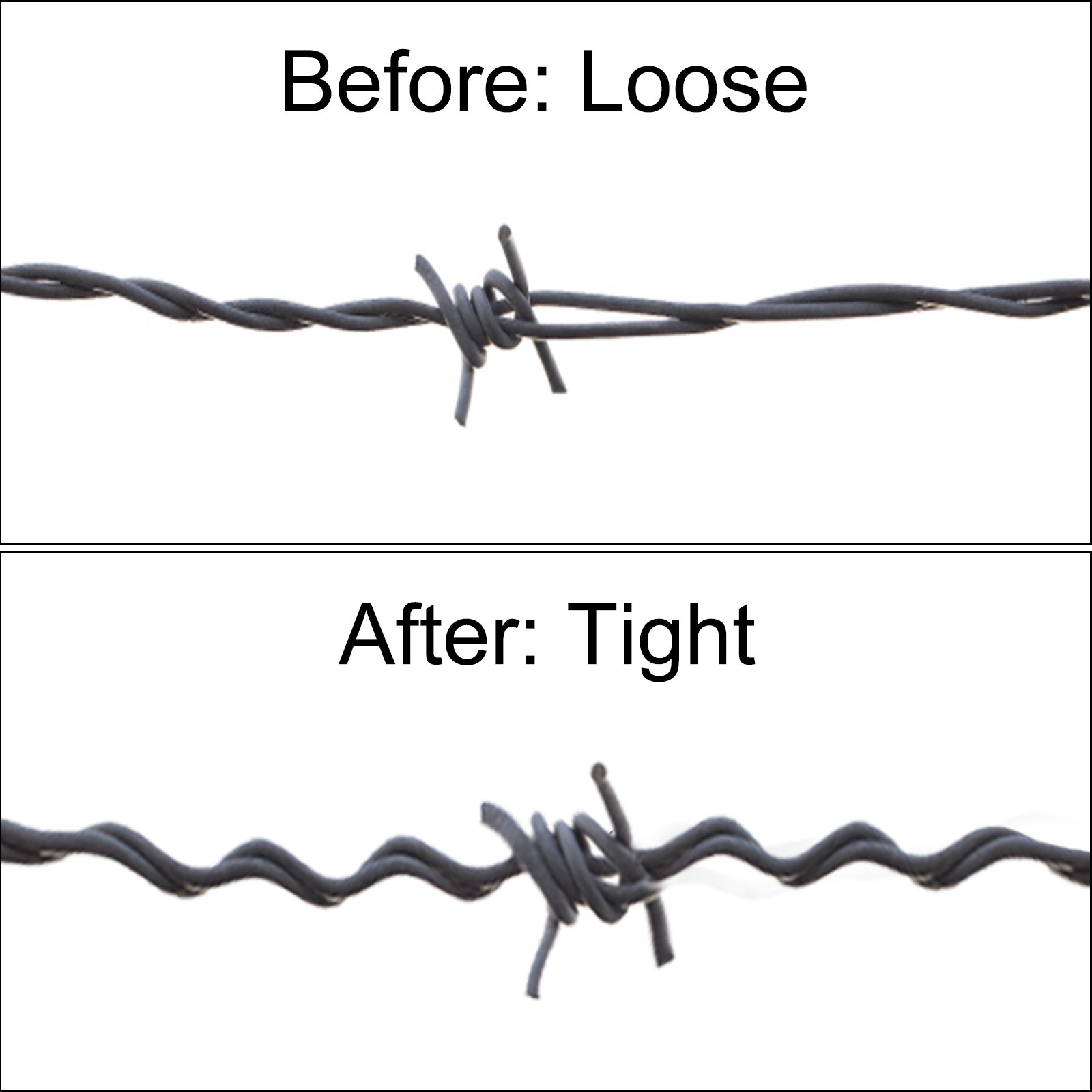 VEVOR Fence Crimping Tool, 20" x 12" Fence Wire Tighten Tools, Red Wire