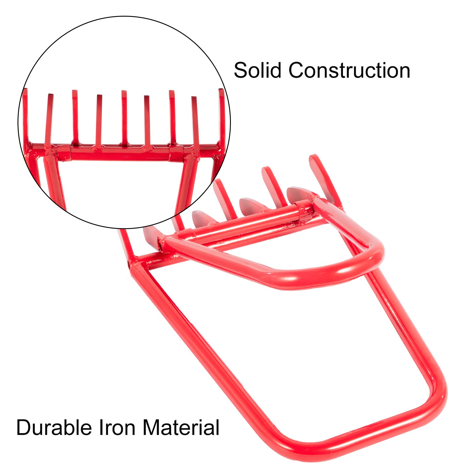 VEVOR Fence Crimping Tool, 20" x 12" Fence Wire Tighten Tools, Red Wire