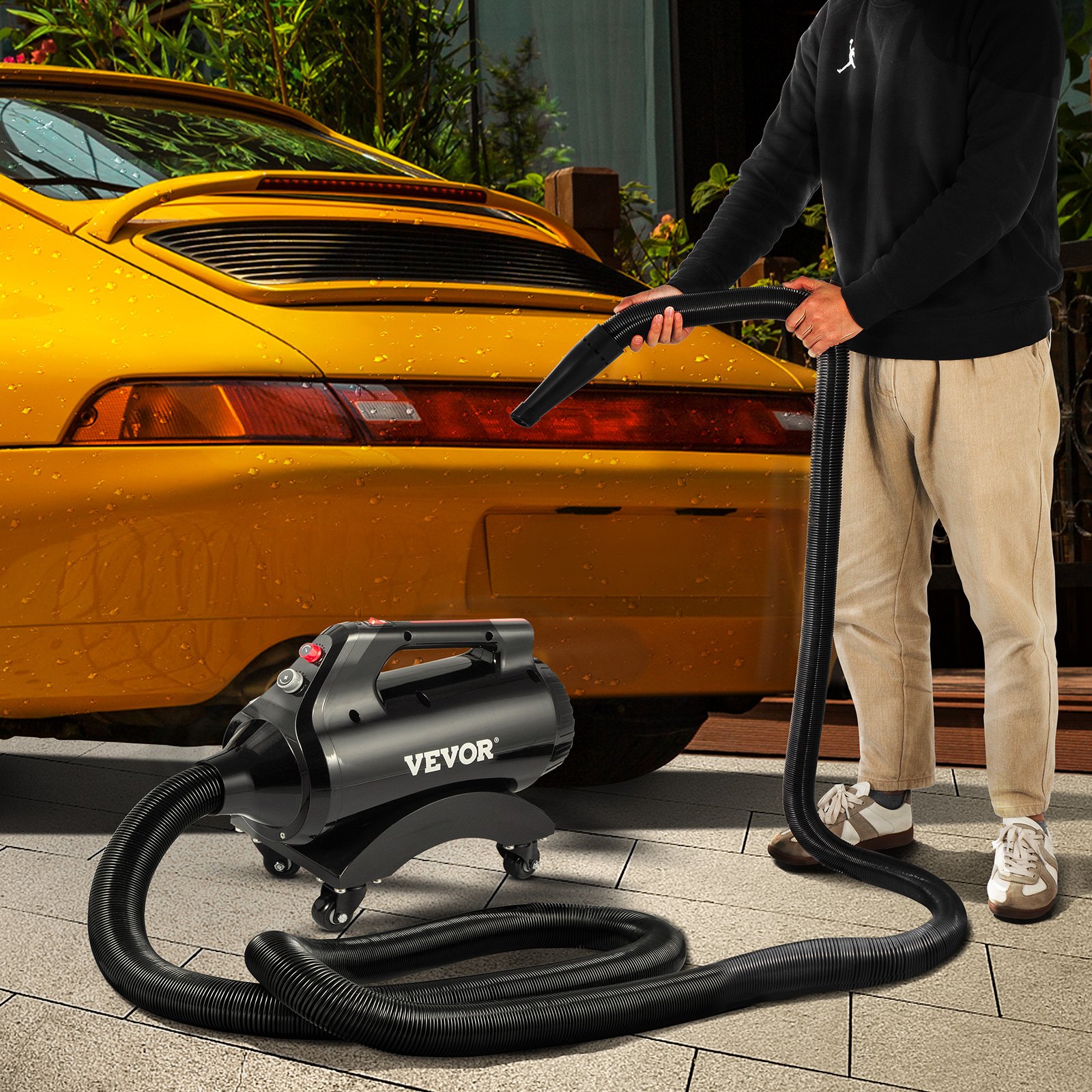 VEVOR Car Dryer Blower 2.1HP,Powerful Car Air blower with 120CFM