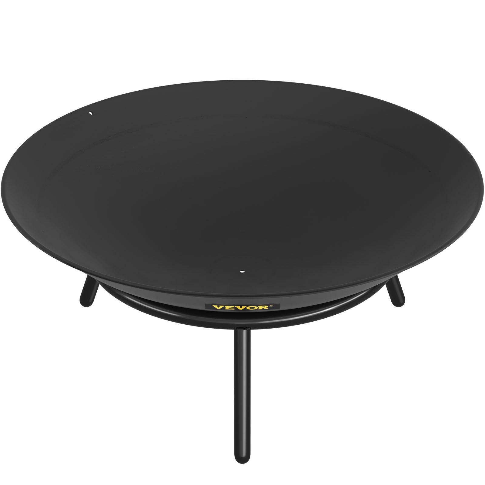 VEVOR Fire Pit Bowl, 22Inch Diameter Round Carbon Steel Fire Bowl
