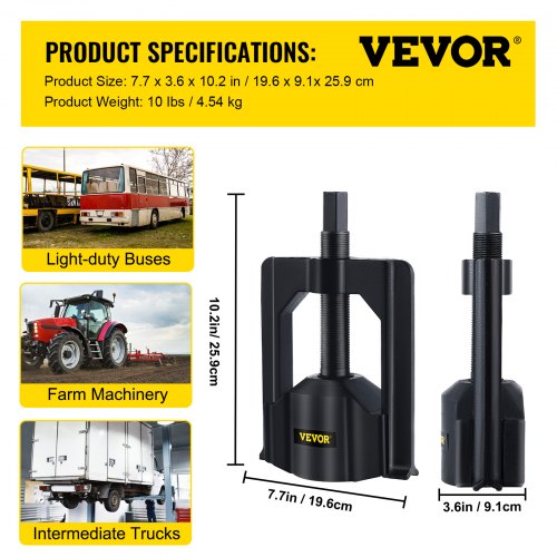 VEVOR U Joint Puller (Class 68) Heavy Duty Universal Joint Puller U