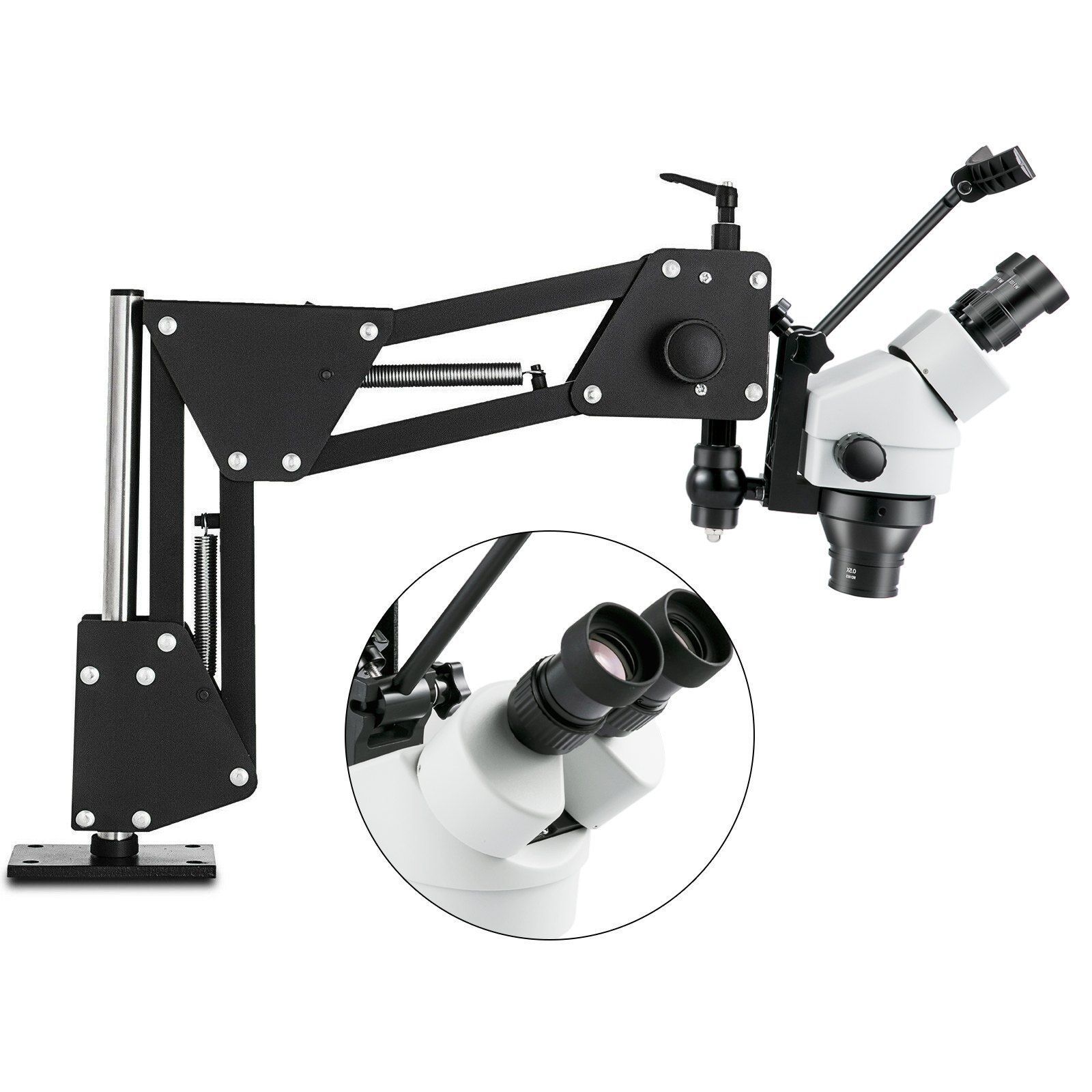VEVOR Micro Inlaid Mirror MultiDirectional Microscope with Spring