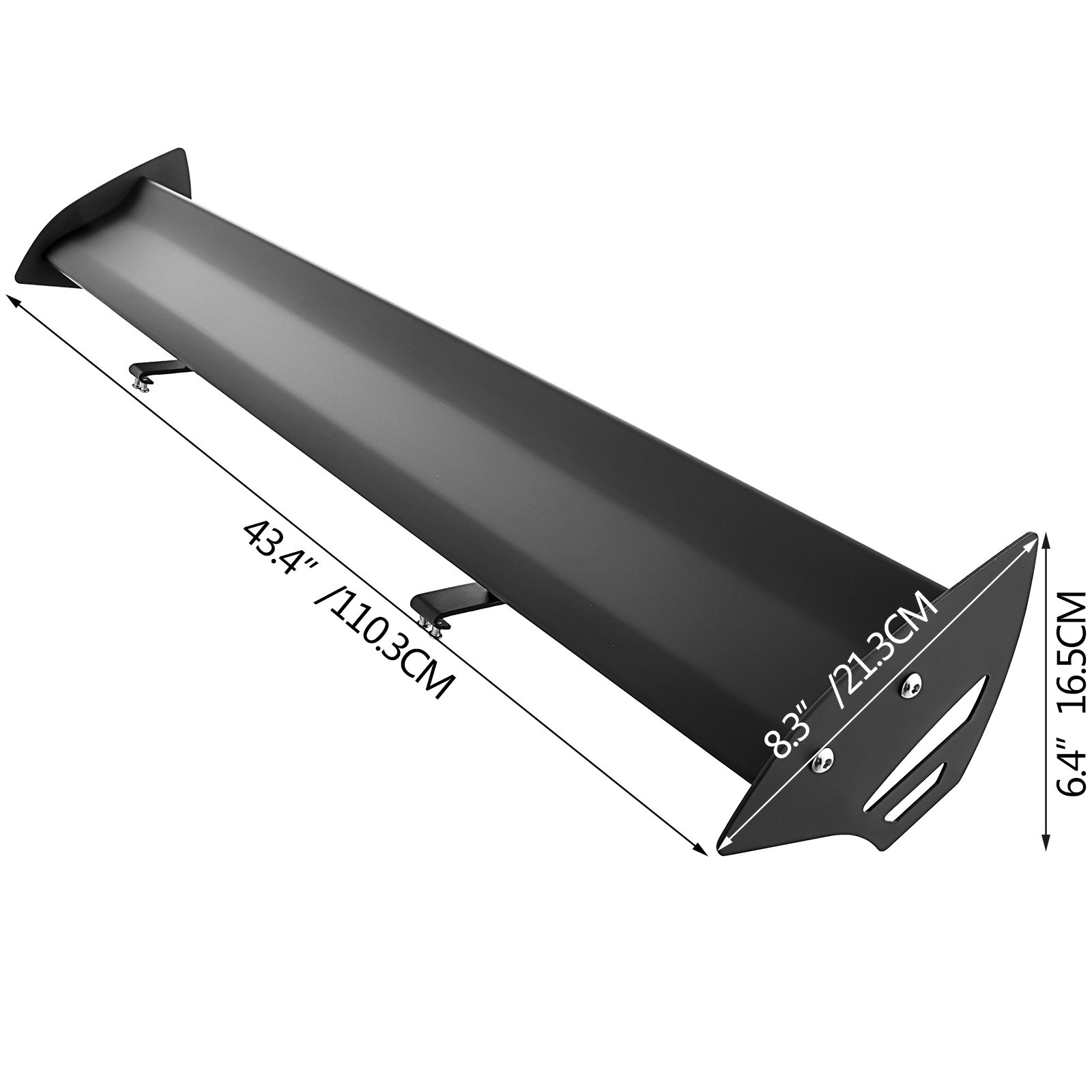 Universal GT Wing Spoiler 110CM Lightweight Aluminum Rear Spoiler Wing
