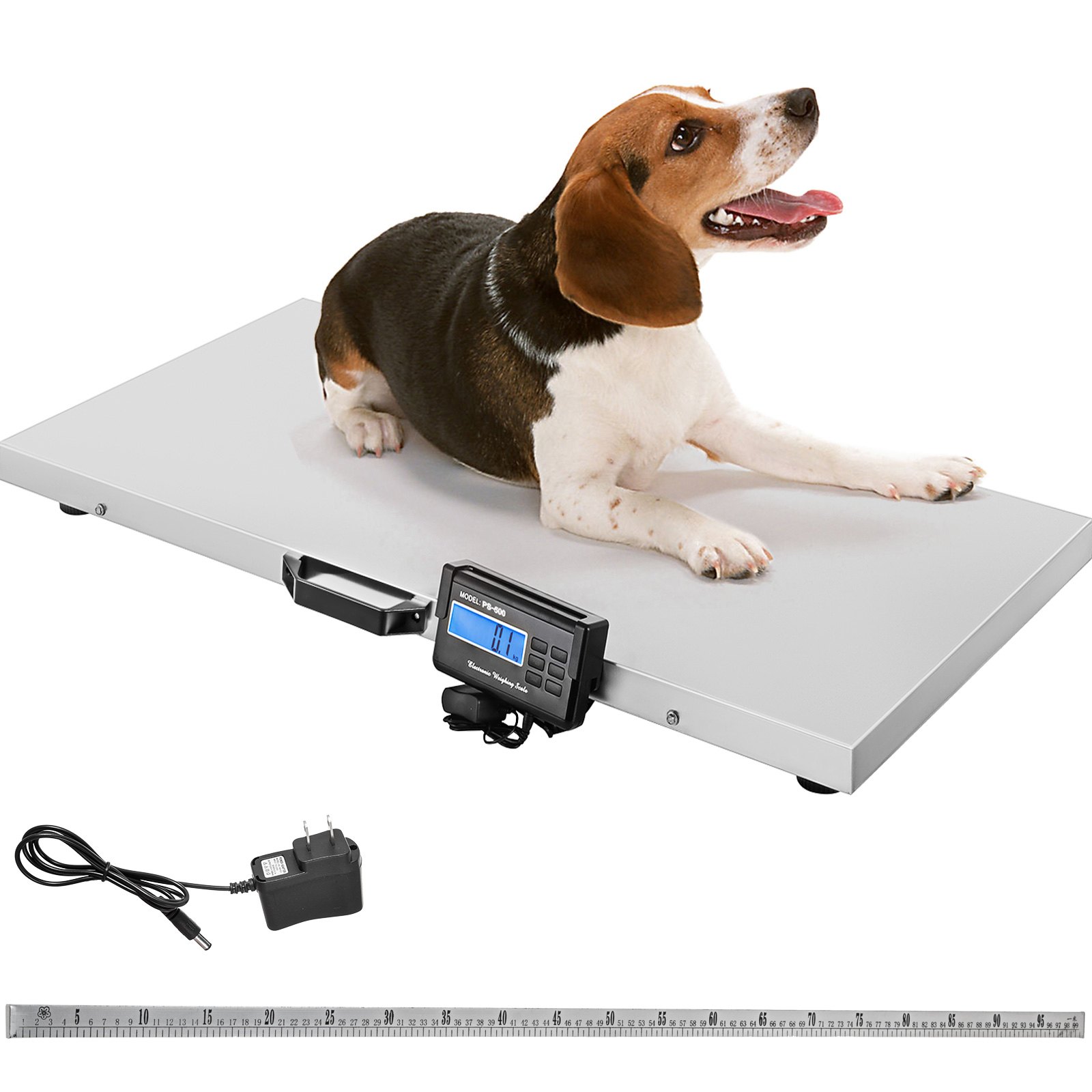 Heavy Duty 1100LBS Veterinary Dog Scale with Stainless Steel Platform ...