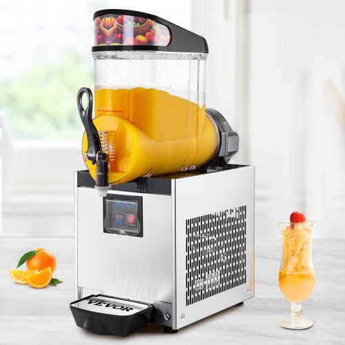 VEVOR Margarita Machines, 12L SingleBowl Commercial Slushy Machine