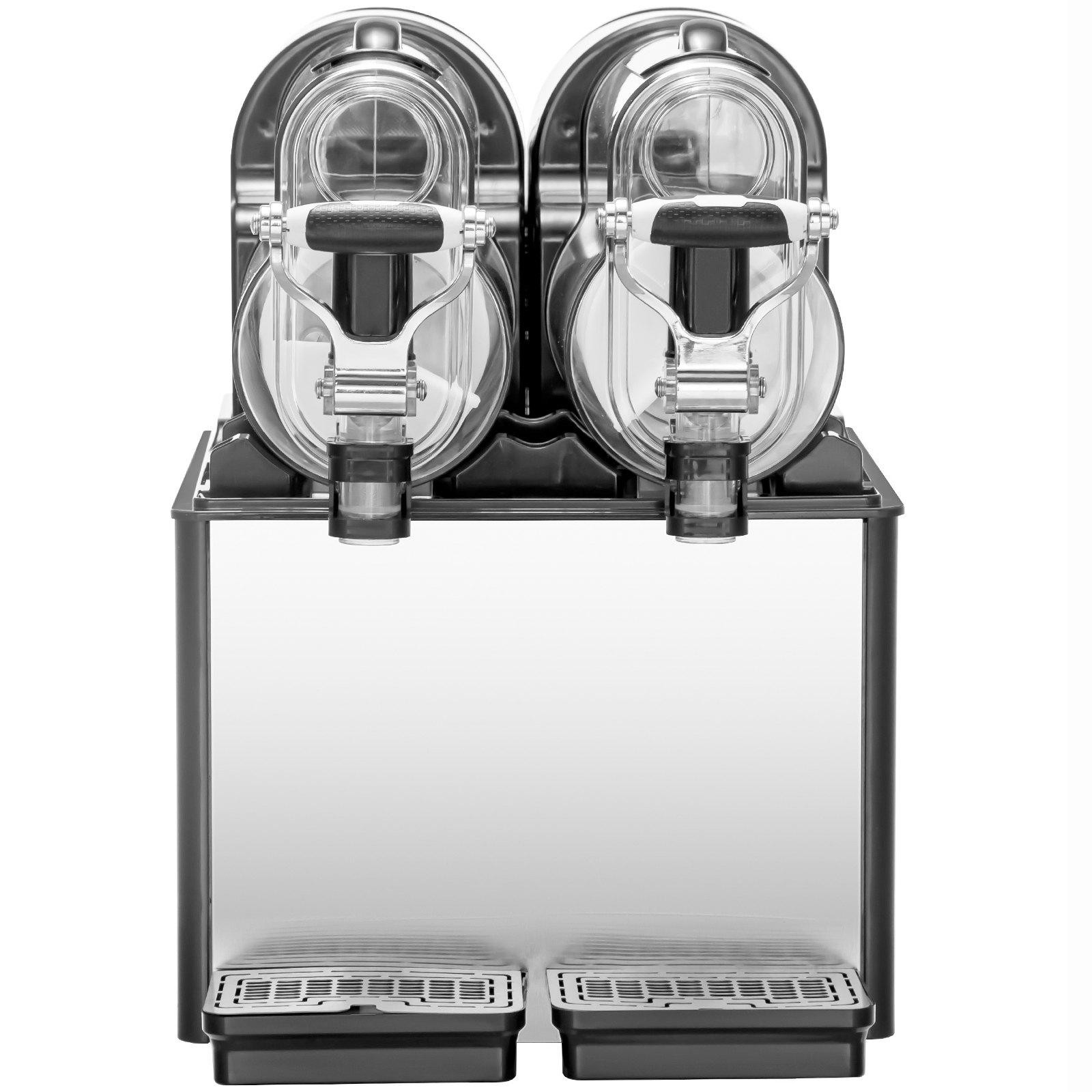VEVOR Commercial Slushy Machine, 3LX2 Tank Slush Drink Maker, 340W
