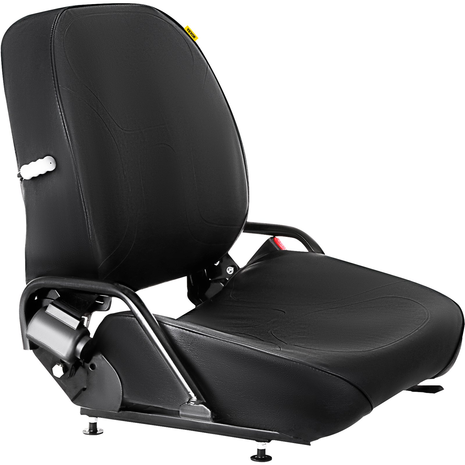 VEVOR Universal Forklift Seat Komatsu Style Folding Forklift Seat with