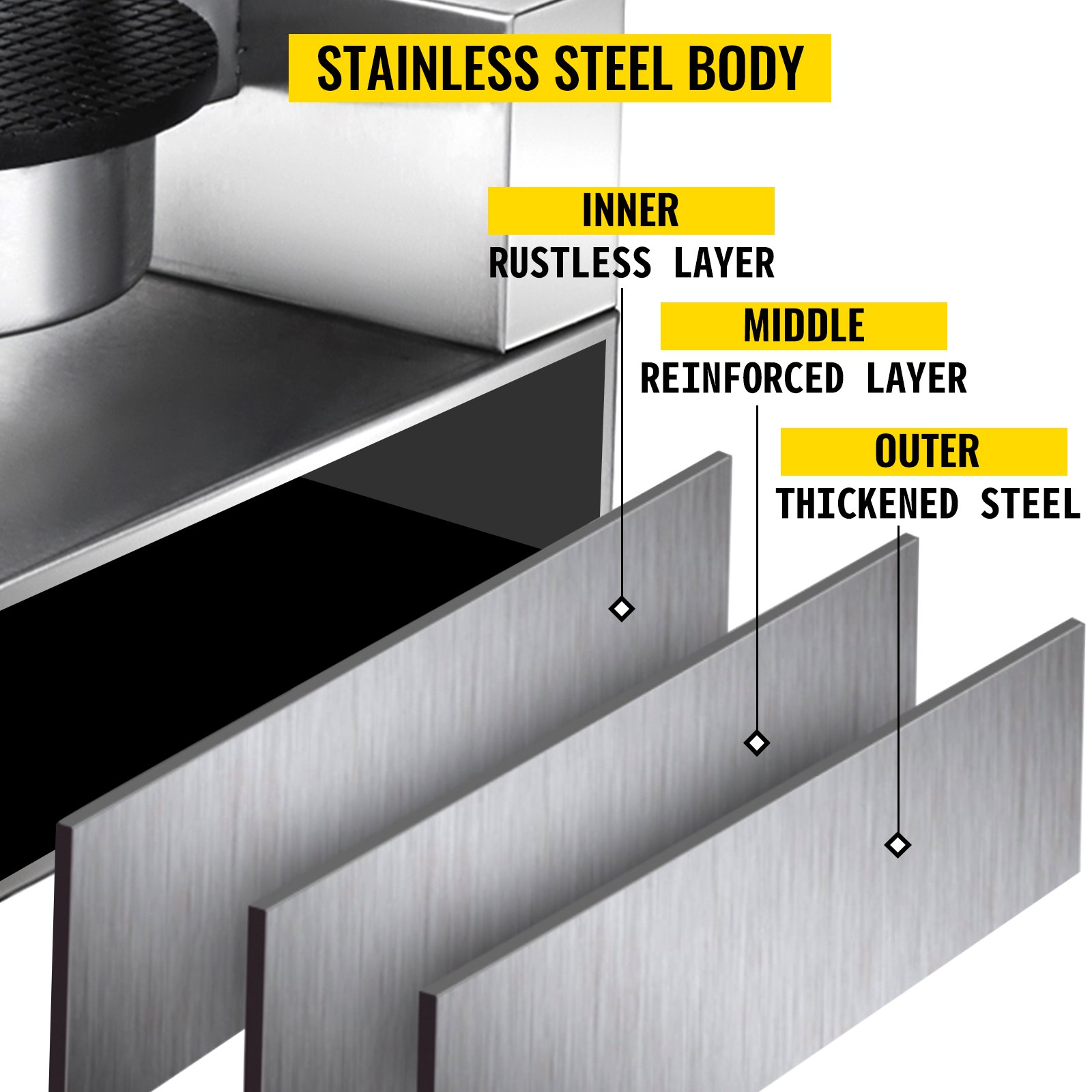 VEVOR Commercial Ice Cream Cone Waffle Maker Machine, 110V Electric