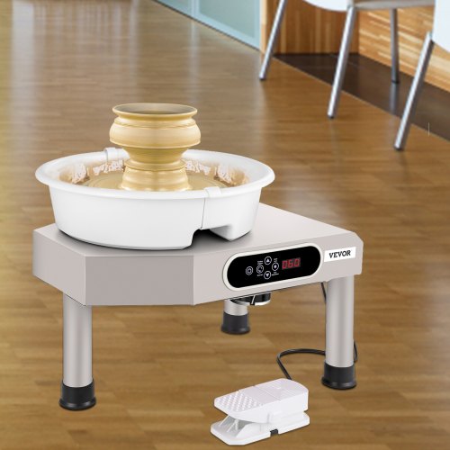 VEVOR Vevor 350w Pottery Wheel Machine 25cm Ceramic Art Craft Work Lcd