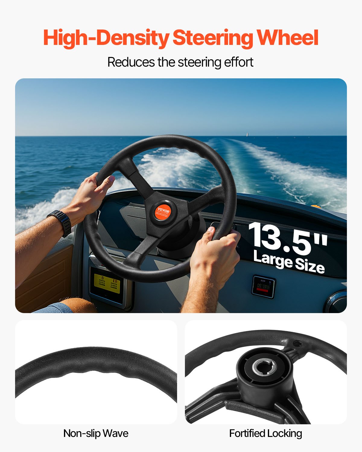 10FT SS13710 NEW Boat Cable With Wheel Engine Turbine Rotary Steering System