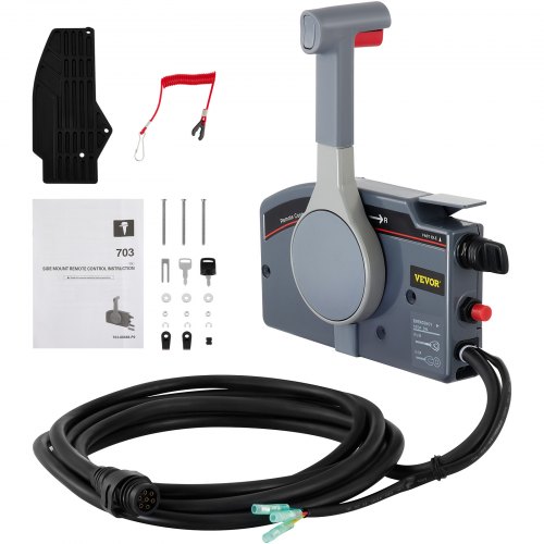 VEVOR Boat Throttle Control 7034823014 Boat Control Box 7 Pin