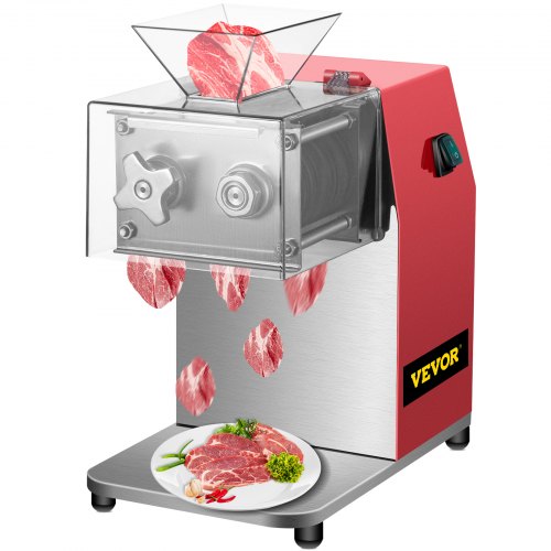 VEVOR Commercial Meat Cutting Machine, 551 Lbs/H 850W Meat Shredding
