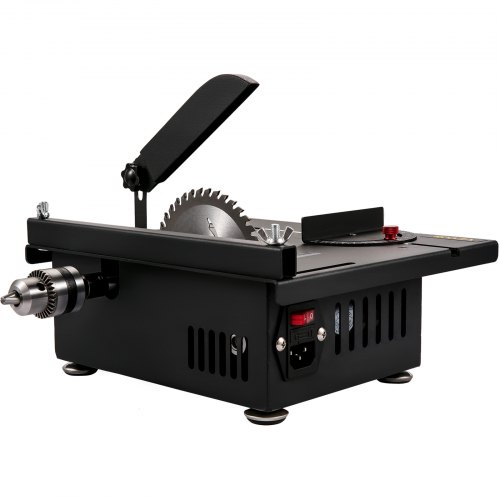 VEVOR Mini Table Saw, 200W Hobby Table Saw for Woodworking, 0-90 Angle ...