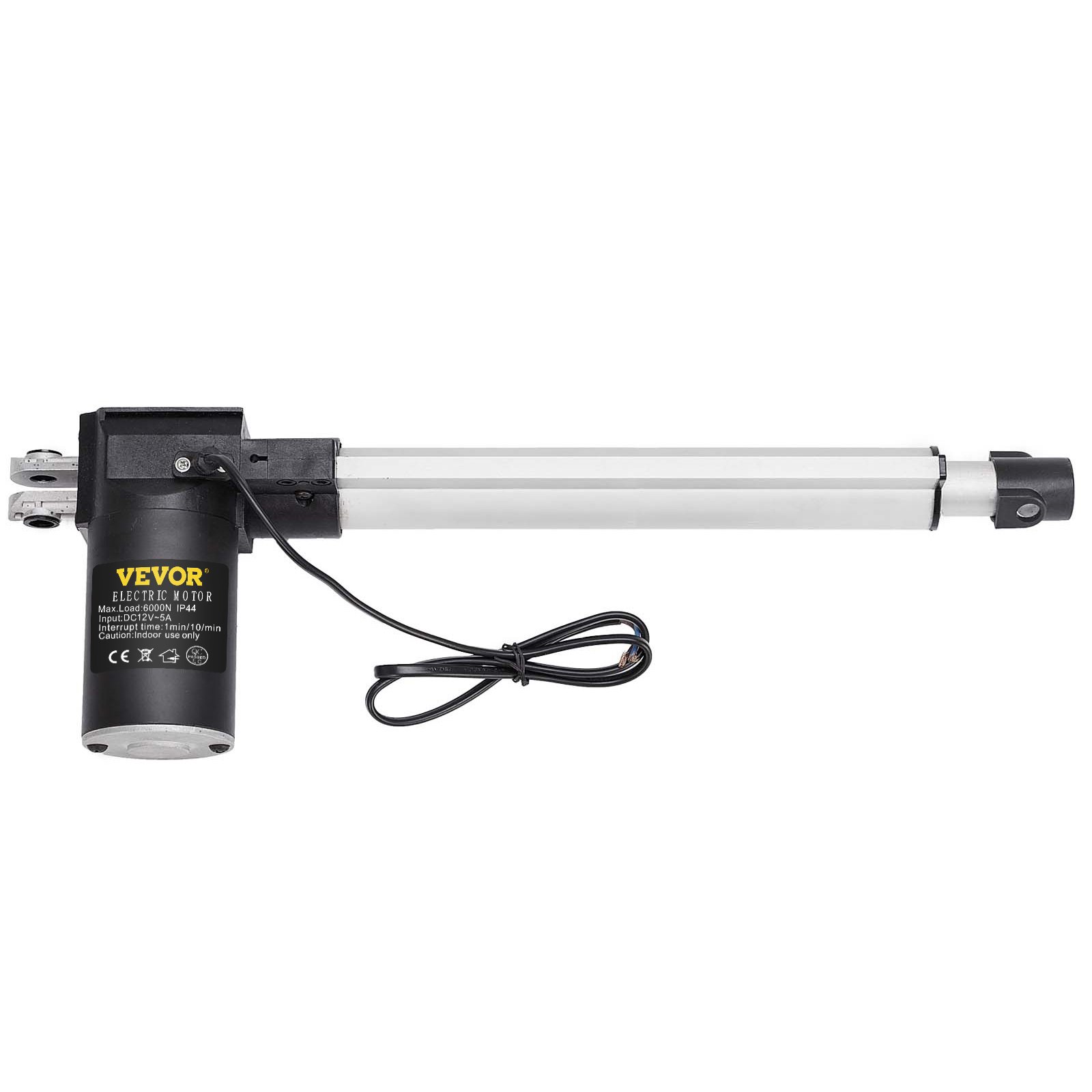 VEVOR DC 12V 10" Stroke Linear Actuator 6000N/1320lb Max Lift Electric ...