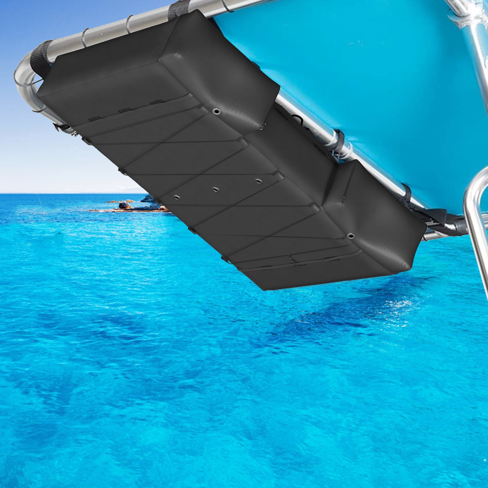 VEVOR TTop Storage Bag, for 6 Type II Life Jackets, w/ a Boat Trash