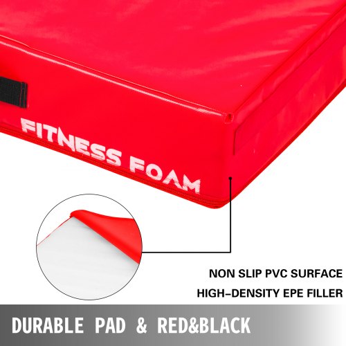 VEVOR Fitness Crash Pad,10 inch Barbell Crash Cushion Pads