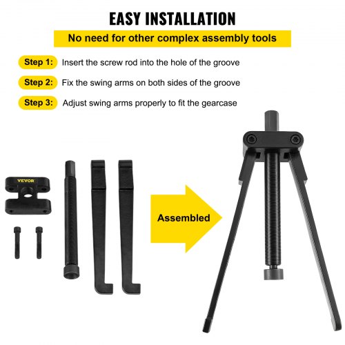 VEVOR Lower Bearing Carrier Puller, Compatible with Yamaha, Johnson