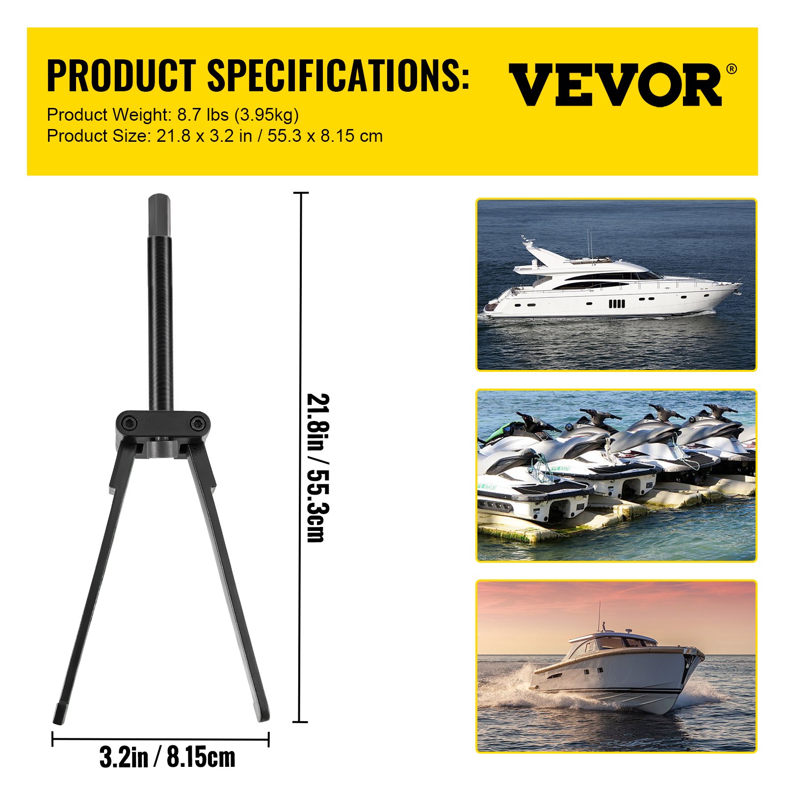 Lower Bearing Carrier Puller For Yamaha, Johnson, Evinrude, Mercury, Honda 115hp | Australia