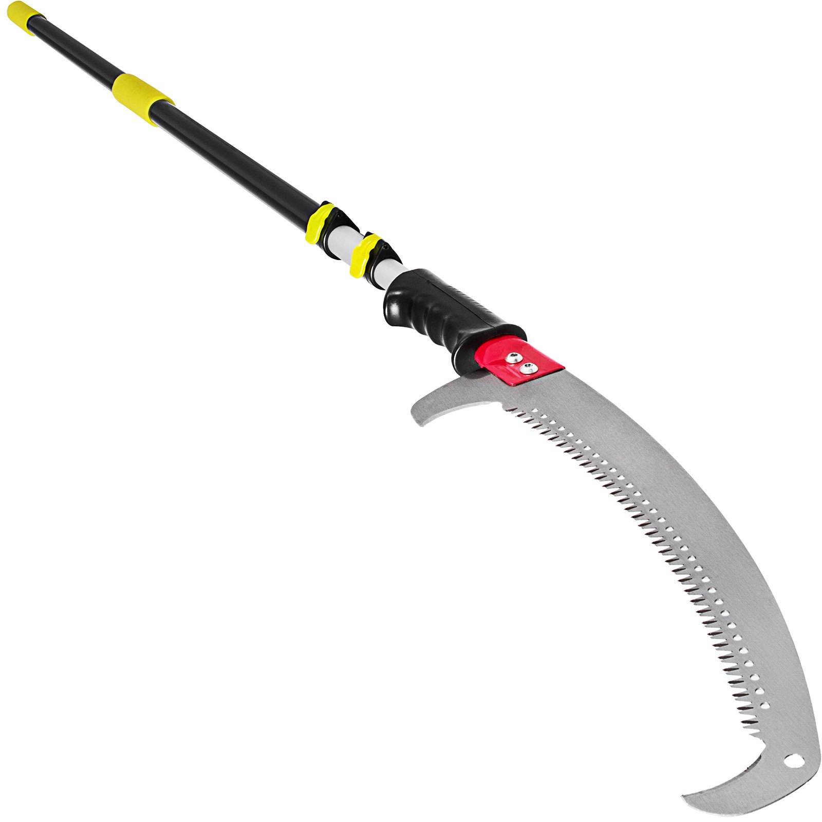 VEVOR Telescopic Pole Saw 412 Foot Extendable Telescopic Landscaping Pole Saw with 2Foot Saw