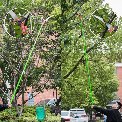 26ft Tree Pruner Pole Saw Tree Trimmer Saw Telescopic Tree Saw Shipping