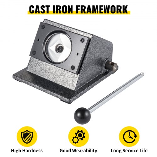 VEVOR Graphic Punch Die Cutter 3"/75mm Round Punch Die Cutter Cast Iron