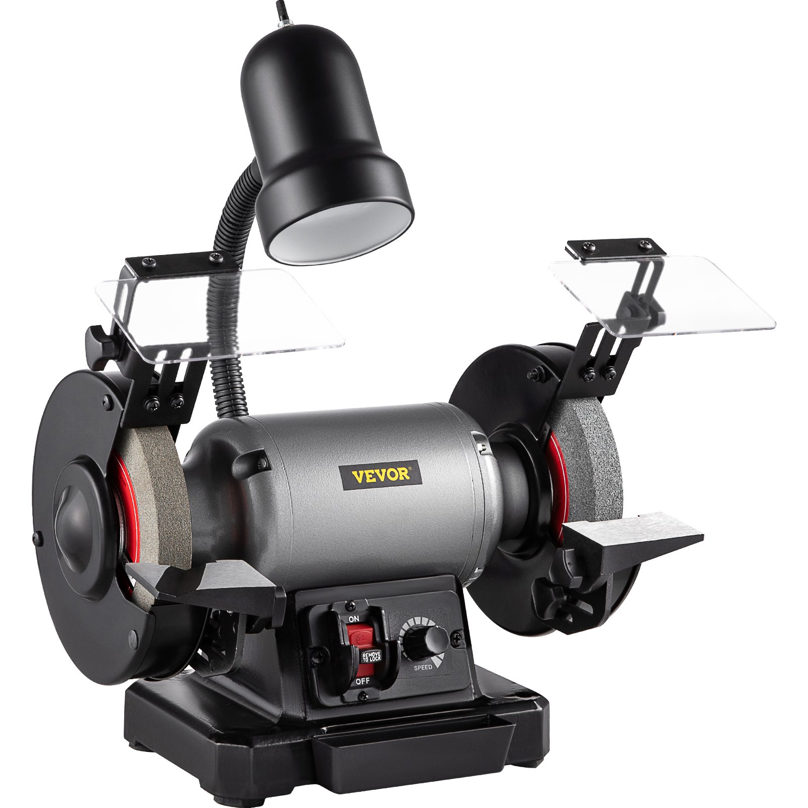 VEVOR 6 inch Bench Grinder, 750W 1 HP Motor, VariableSpeed Benchtop