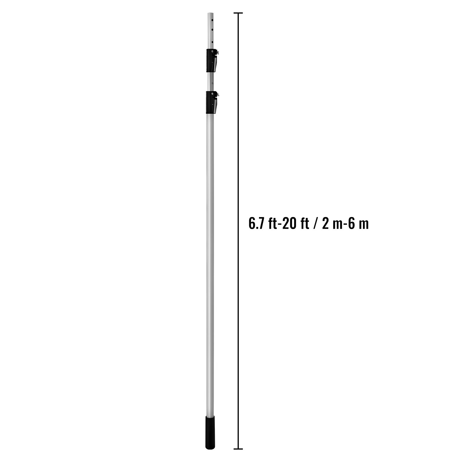 VEVOR Extension Pole, 20 ft Telescoping Pole, MultiPurpose Telescopic