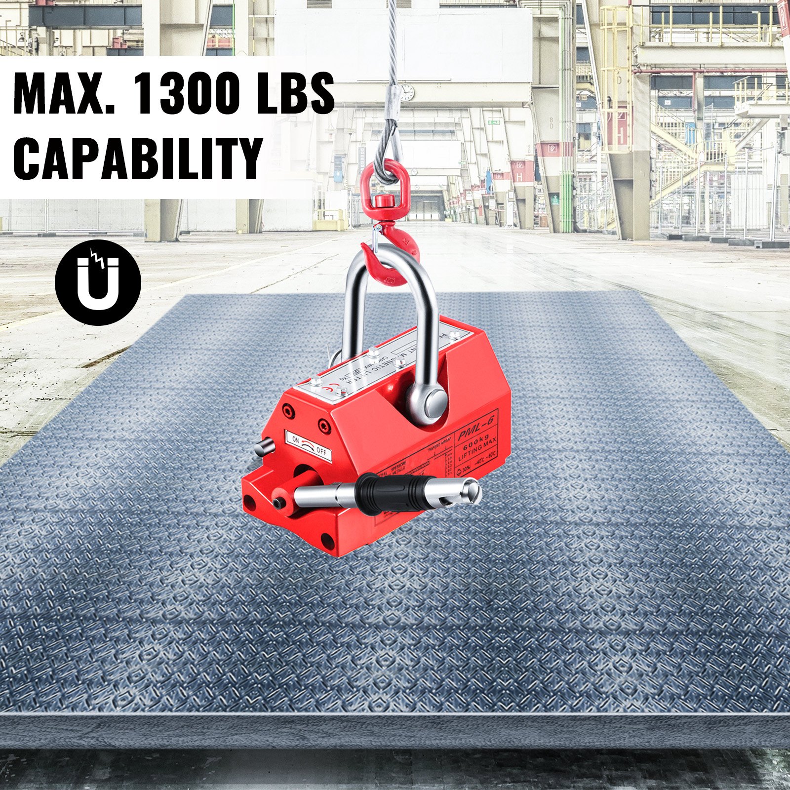 VEVOR Lifter, 1320LBS Lifting Capability Lifting 600KG