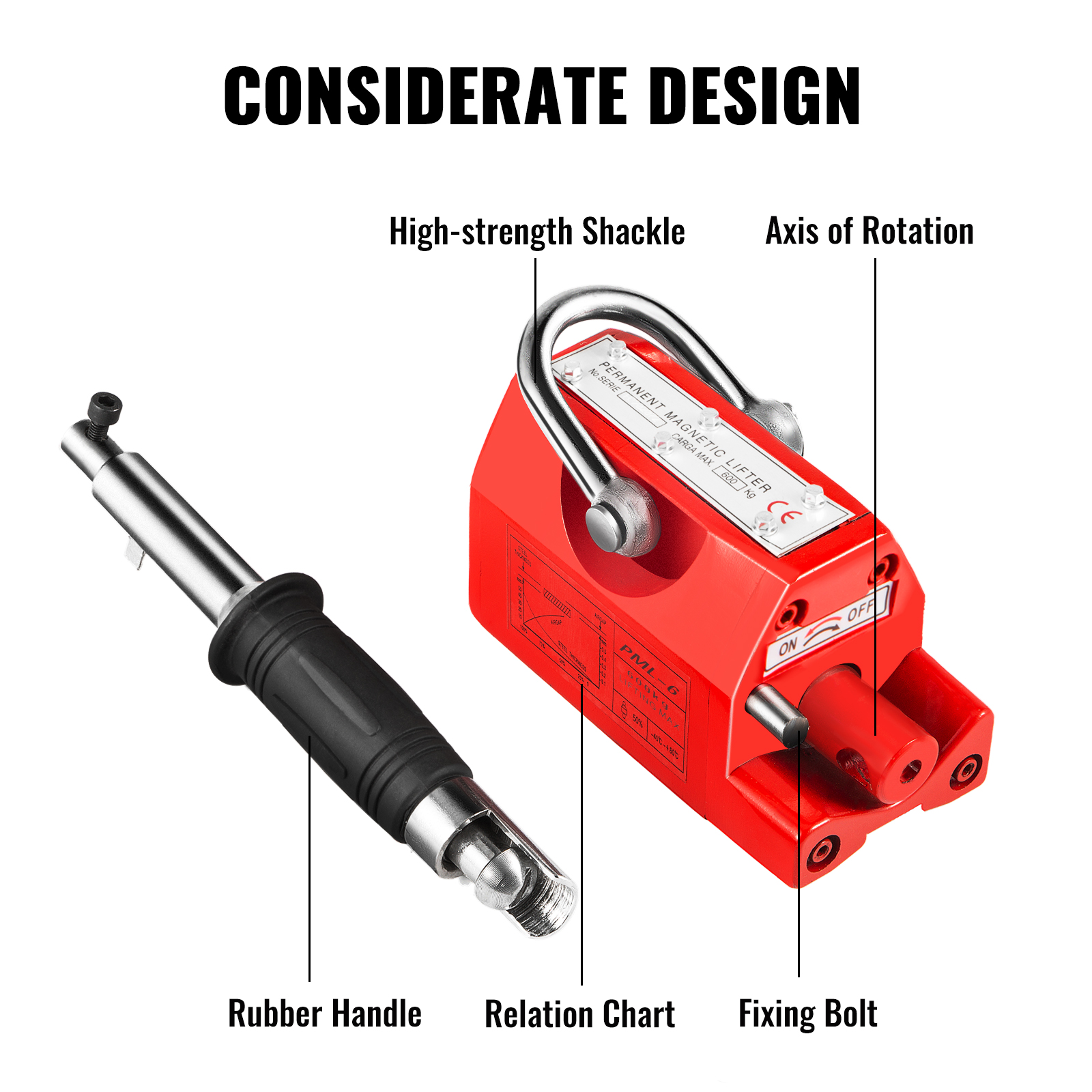 VEVOR Lifter, 1320LBS Lifting Capability Lifting 600KG