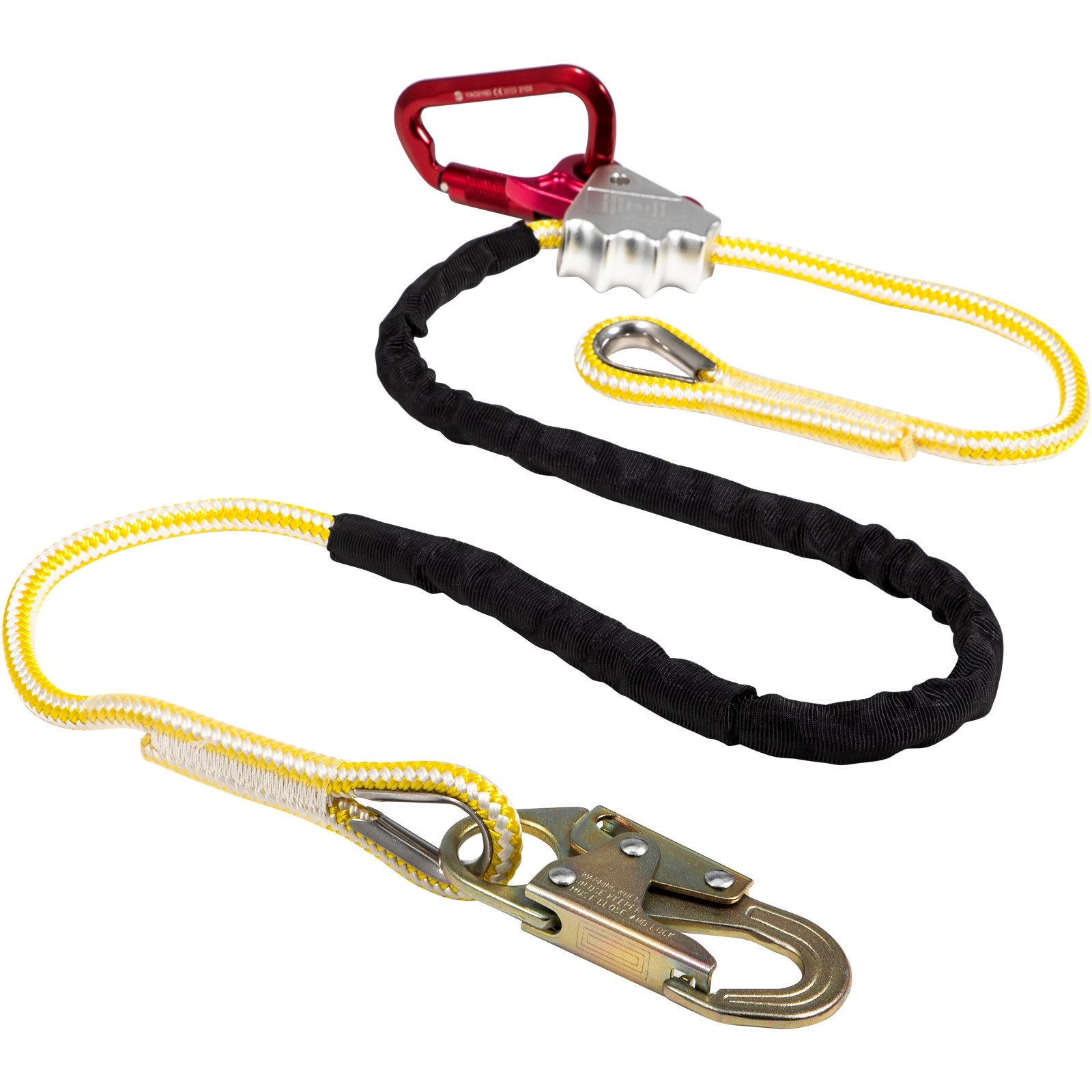 VEVOR Positioning Lanyard, 1/2 inch x 12 ft Positioning Rope, Polyester