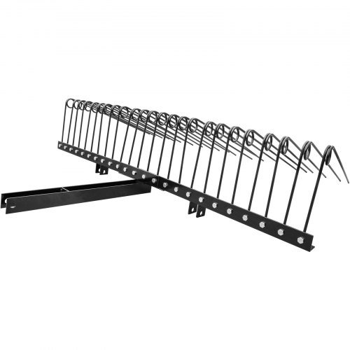 Vevor Pine Straw Rake Outdoor Landscape Rake 60" For Atv Utv Utility