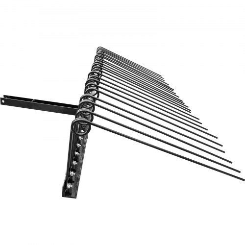 Vevor Pine Straw Rake Outdoor Landscape Rake 60" For Atv Utv Utility