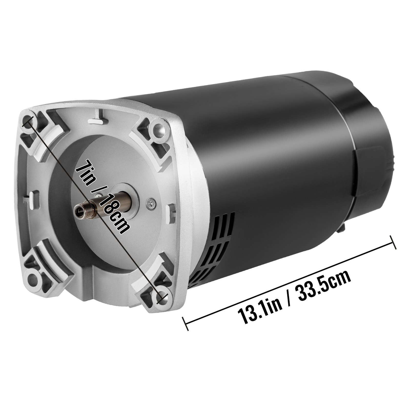 VEVOR Pool Motor,1 HP, 3450 RPM, 230/115 Volts, 6.4/12.66 Amps, 1 Speed