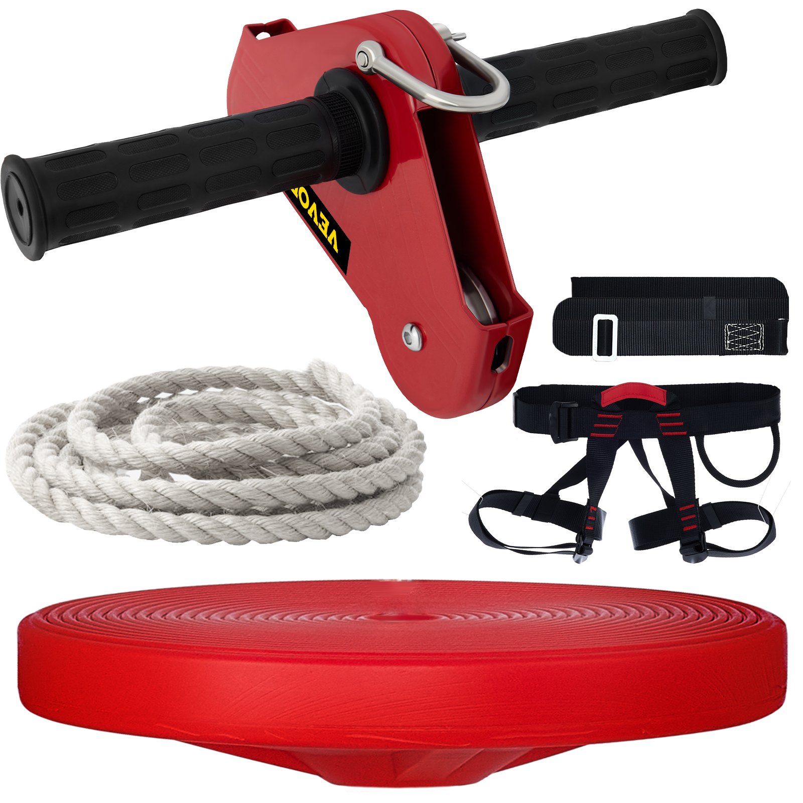 VEVOR Zip line Kits for Backyard,Zip Lines for Kid and Adult, Included