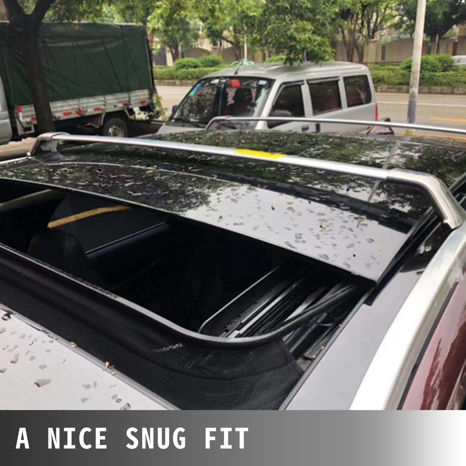 VEVOR Roof Rack Cross Bar Aluminum Cross Bars Baggage Luggage Roof for Infiniti QX80 2014 2015