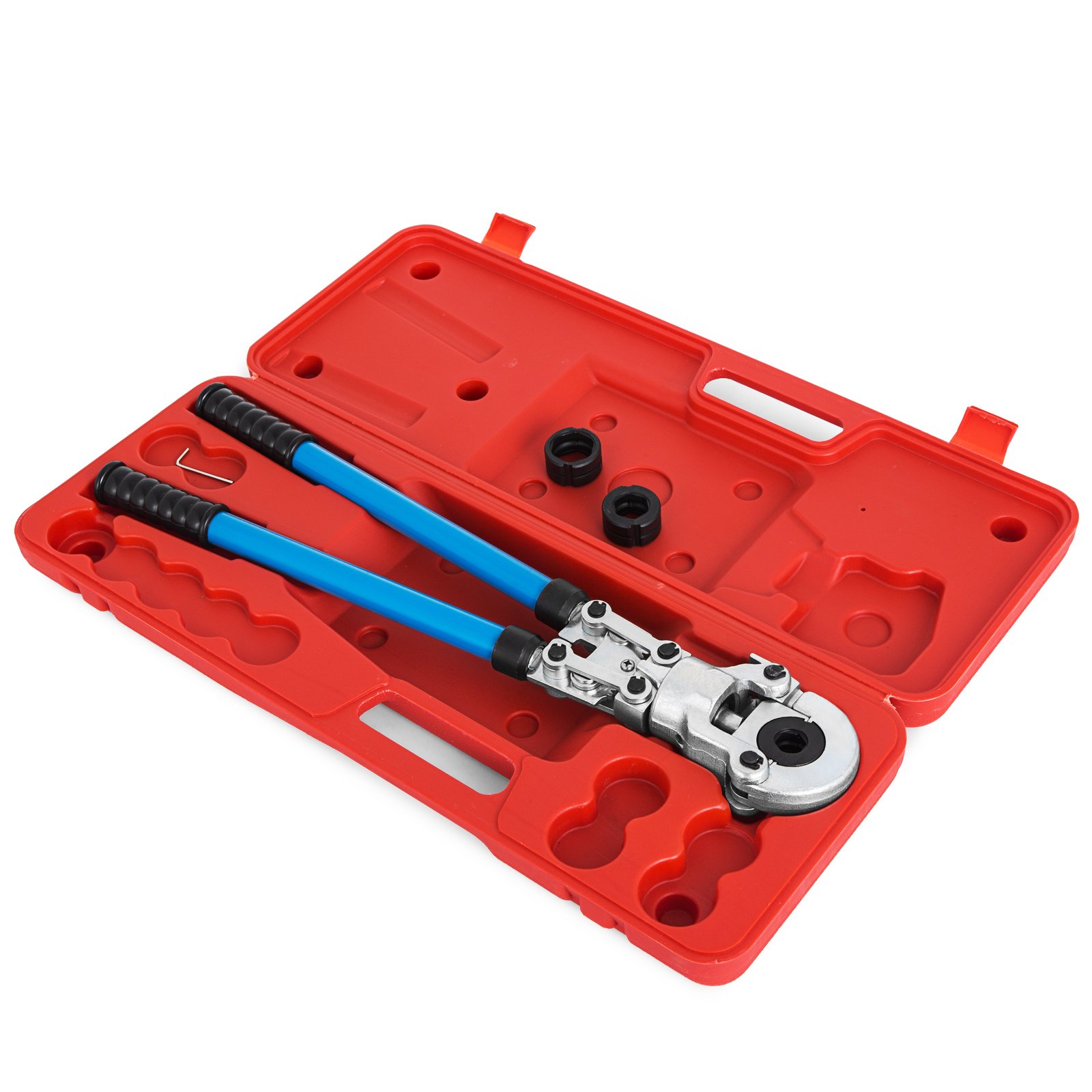 VEVOR Plumbing Copper Pipe Crimper Press with 1/2" 3/4" 1" Jaws,Copper Tube Fittings Crimping