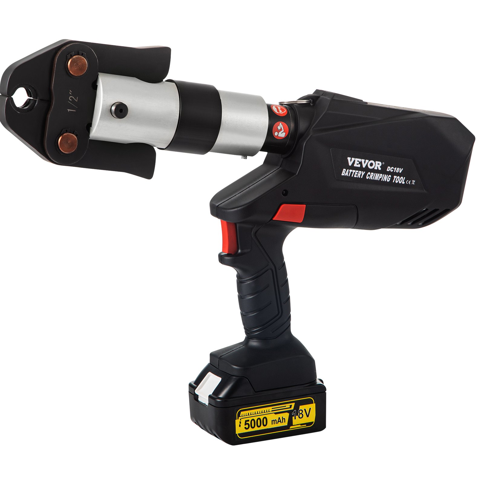 VEVOR Propress Kit 18V Tools Propress with 1/2" 3/4" 1"11/4" 11/2" 2