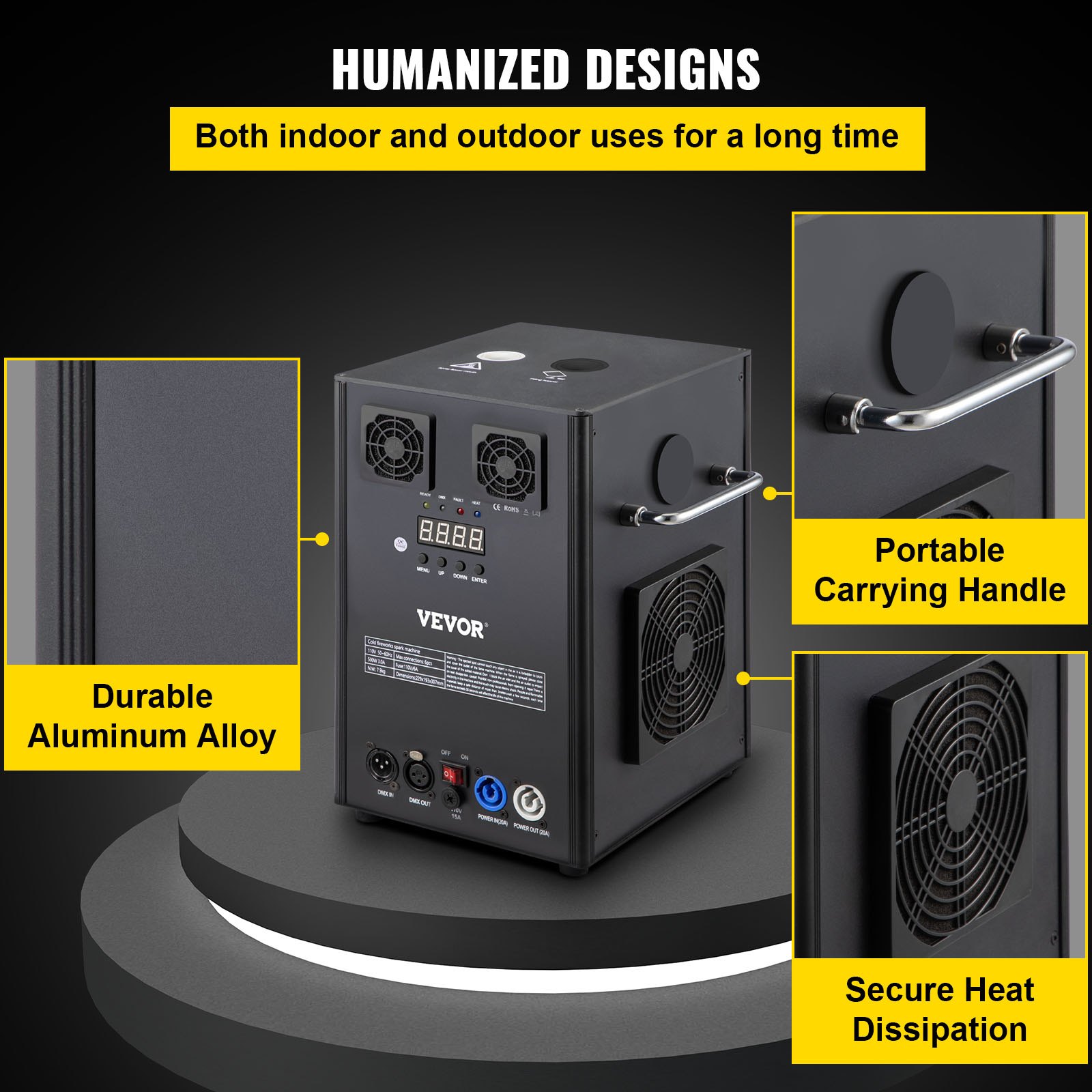 VEVOR Large Stage Equipment Special Effect Machine, 500W Stage Lighting