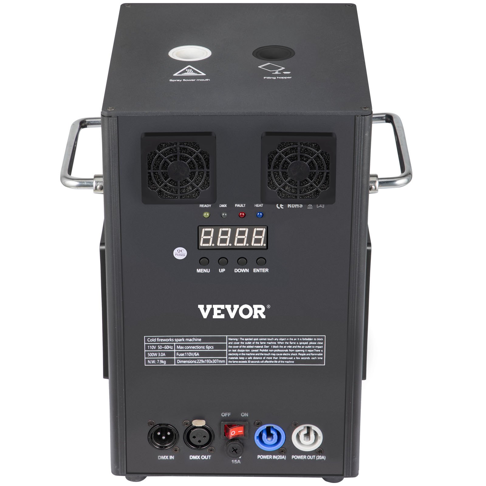 VEVOR Large Stage Equipment Special Effect Machine, 500W Stage Lighting Effect Machine with