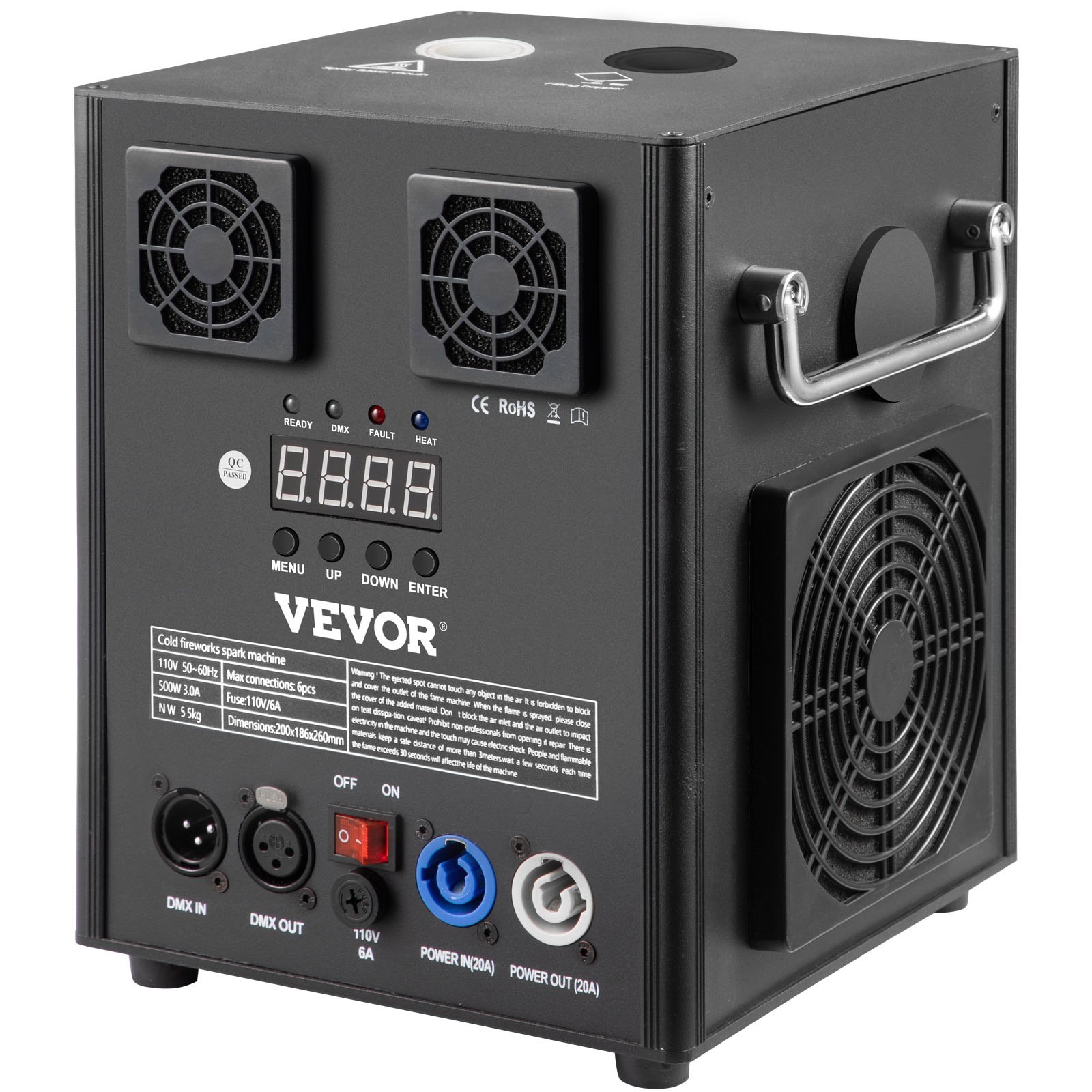 Vevor Stage Equipment Special Effect Machine 500w 4pcs Stage Effect Machine With Wireless 5734