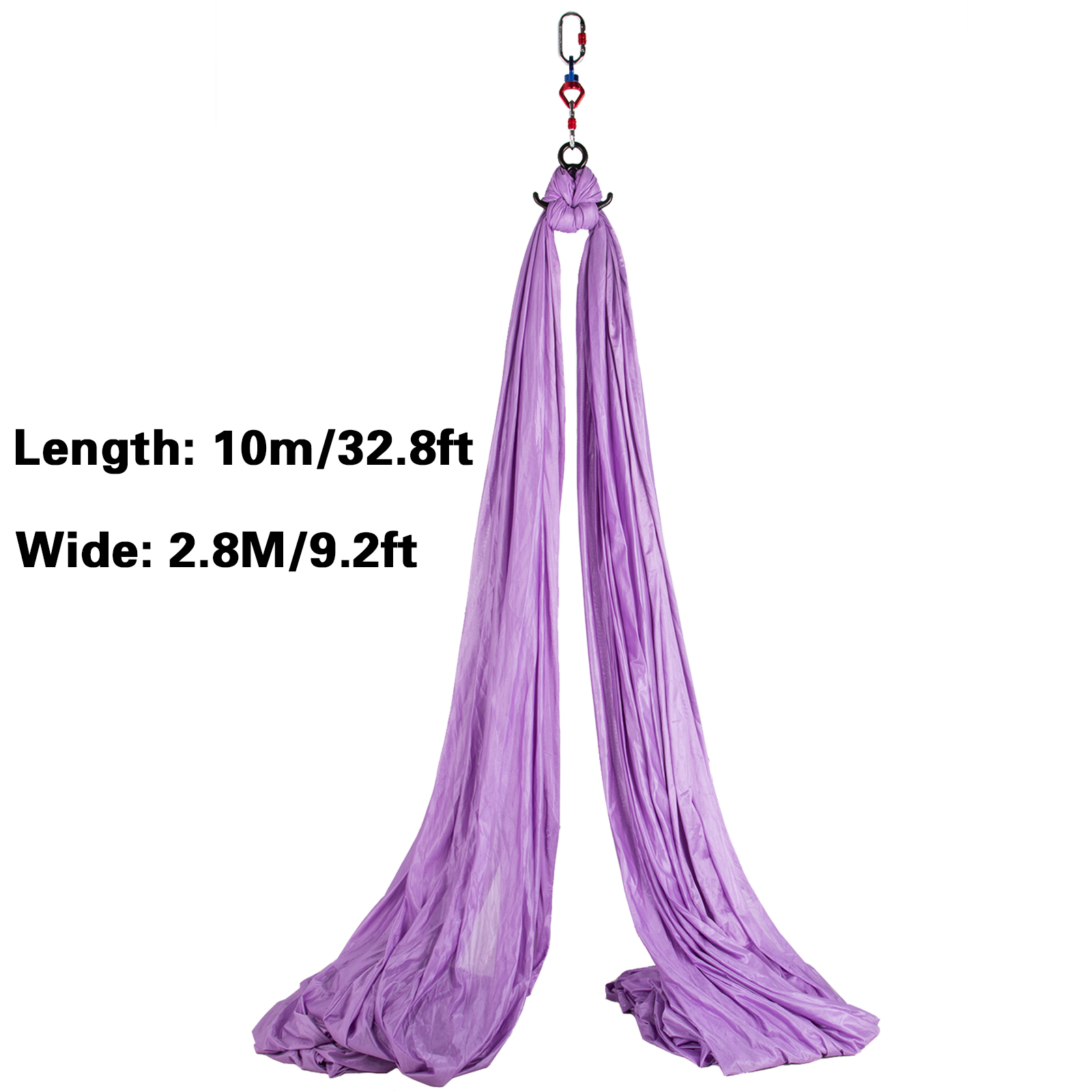 VEVOR Vevor 10mx2.8m Aerial Silk Yoga Swing Kit Yoga Hammock
