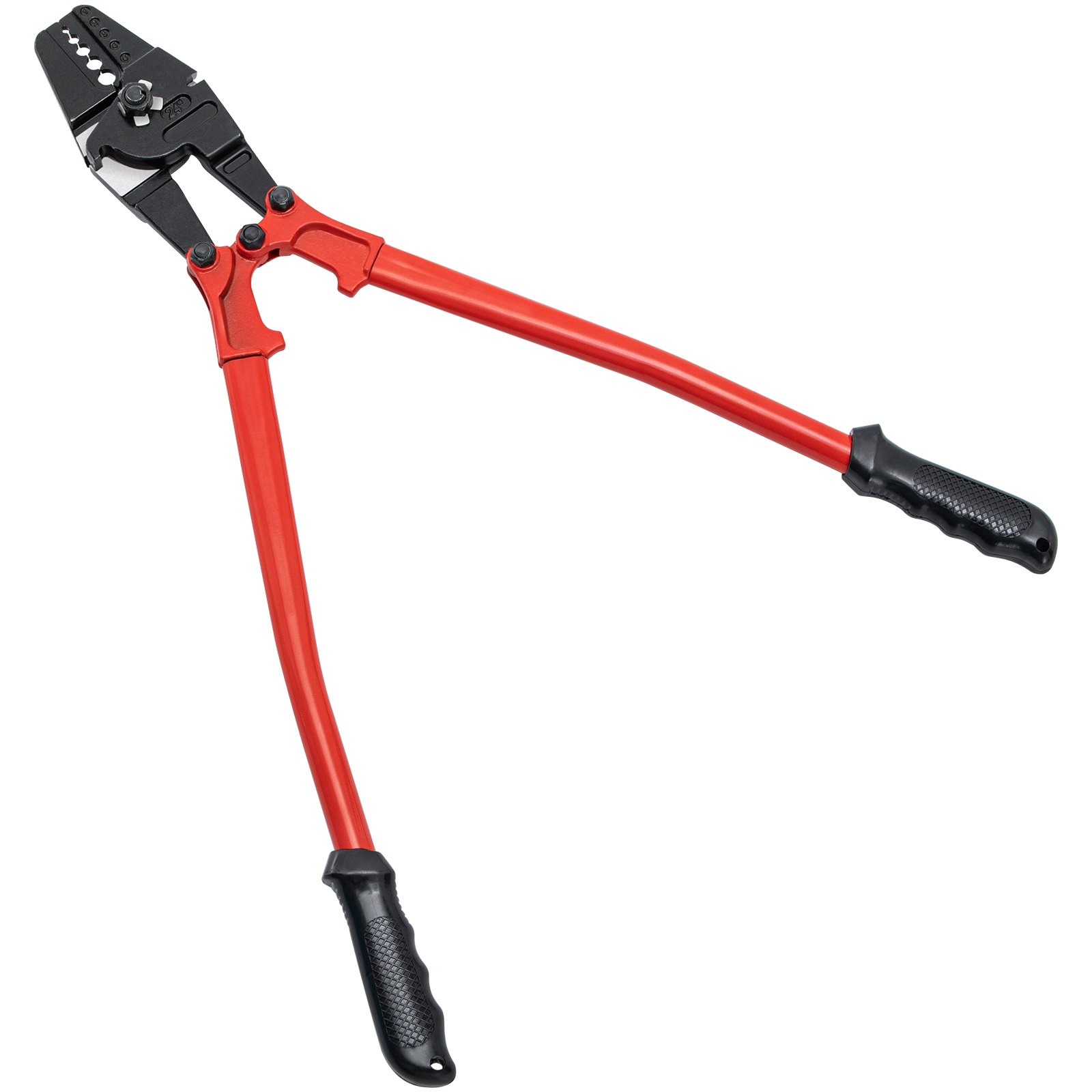 VEVOR Hand Swager Crimper 24 Inch,Swaging Tool 5 Cavity 1/16" 3/32" 1/8