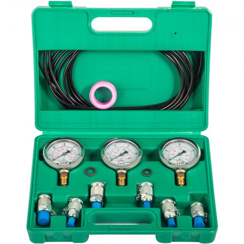 VEVOR Hydraulic Pressure Test Kit 25/40/60Mpa 8700PSI Hydraulic