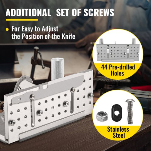 VEVOR Belt Grinder Knife Jig, 7.75" Length Sharpening Locator, 85° 115