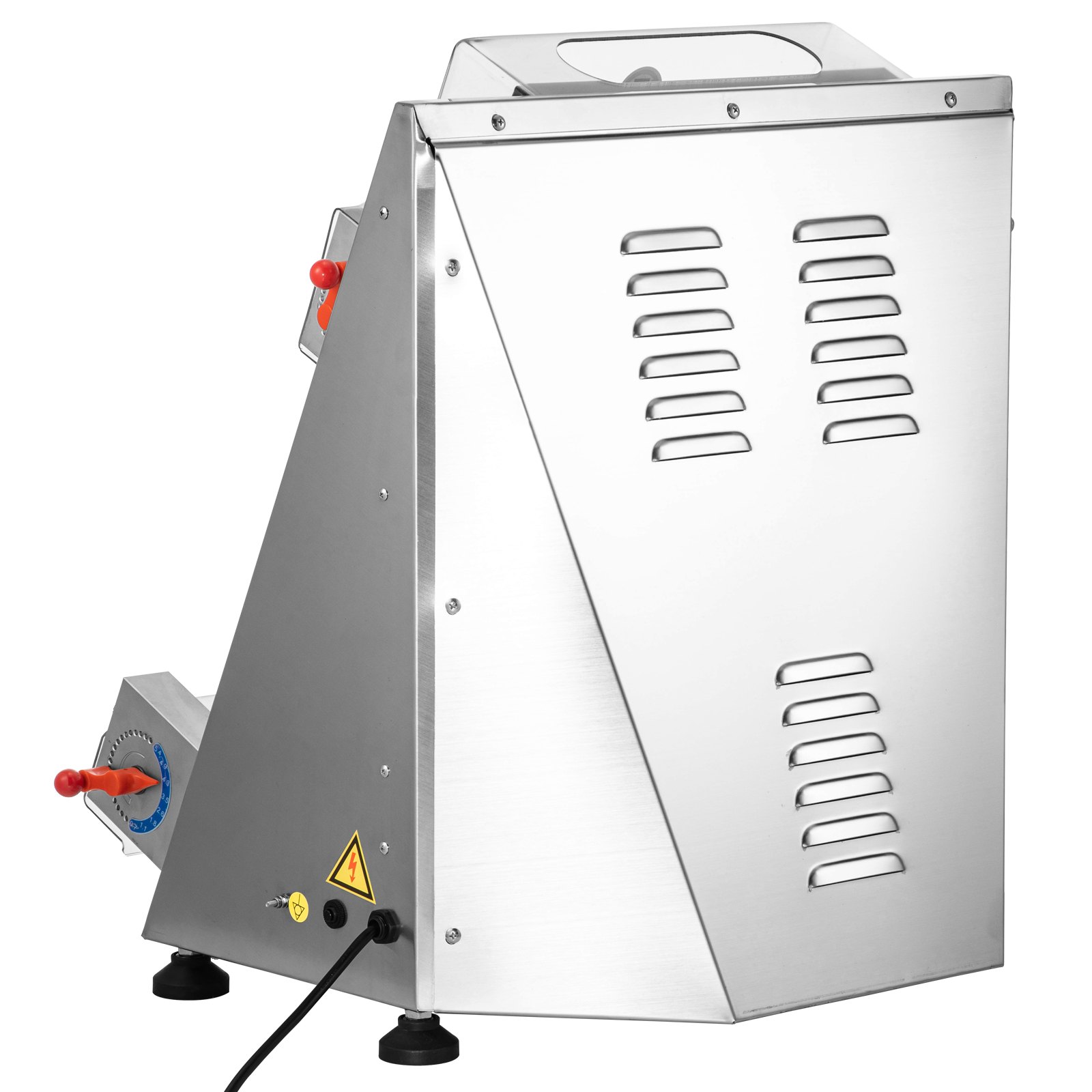 VEVOR Stainless Steel Electric Pizza Dough Roller, Max 16'' Pizza Dough