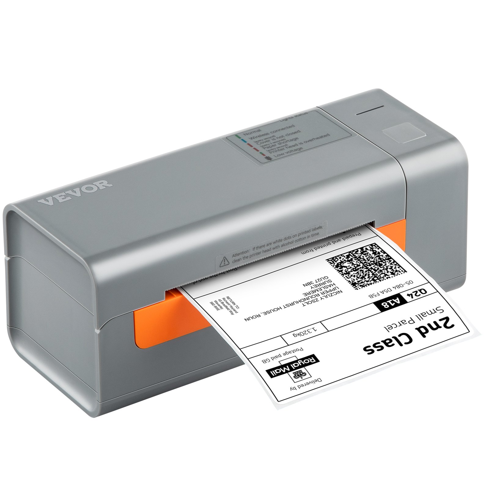Vevor Thermal Label Printer 4x6 203dpi Usbbluetooth For Amazon Ebay Etsy Ups Vevor Us 7771