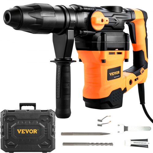 VEVOR Rotary Hammer Drill Corded Drills 19/16" 3 Modes SDSMAX Chipping Hammers VEVOR US
