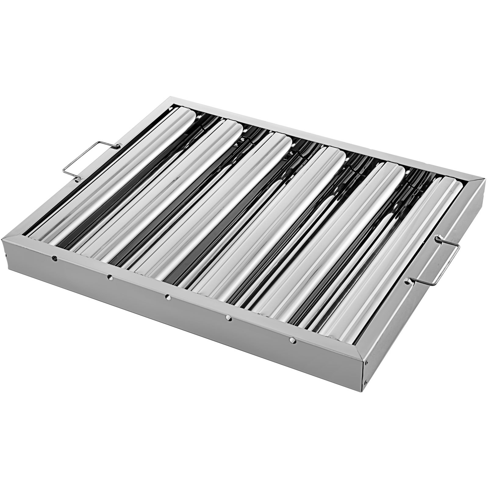 VEVOR Pack of 6 Hood Filters 19.5W x 15.5H Inch, 430 Stainless Steel 5