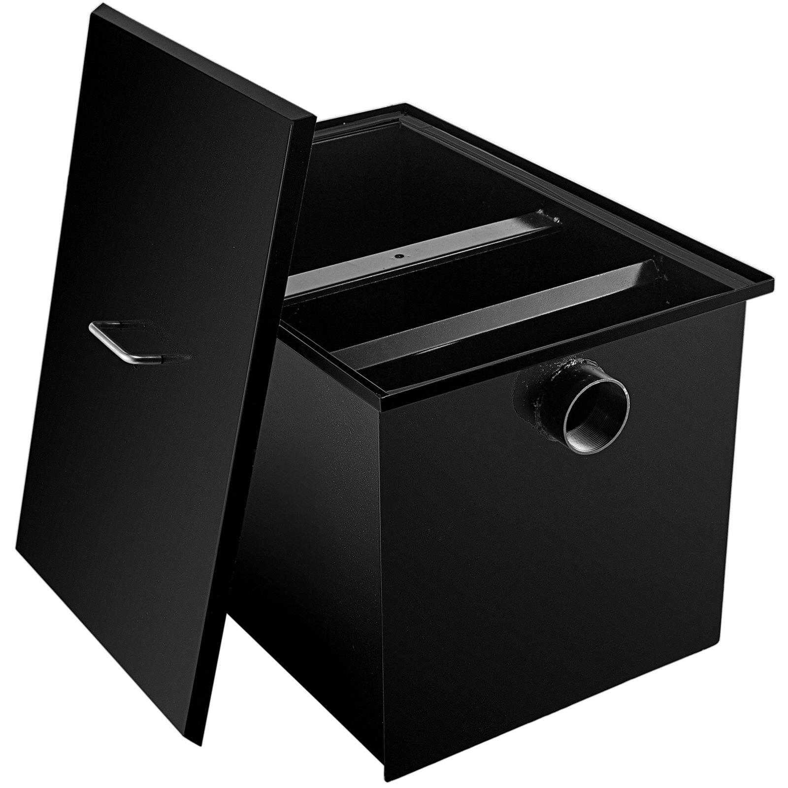 VEVOR Commercial Grease Interceptor 70 LB, Carbon Steel Grease Trap 35