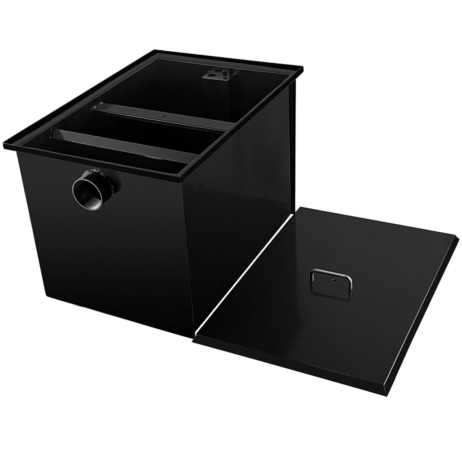 VEVOR Commercial Grease Interceptor 40 LB, Carbon Steel Grease Trap 20
